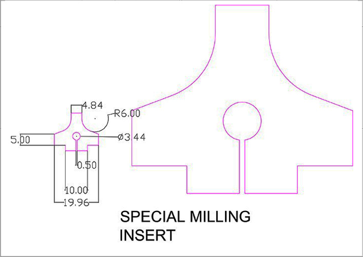 Special Milling Inserts